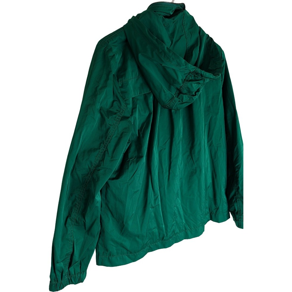 Liz Claiborne Windbreaker Womens Small Green Hooded Full Zip Mesh Lined Jacket - Picture 11 of 16